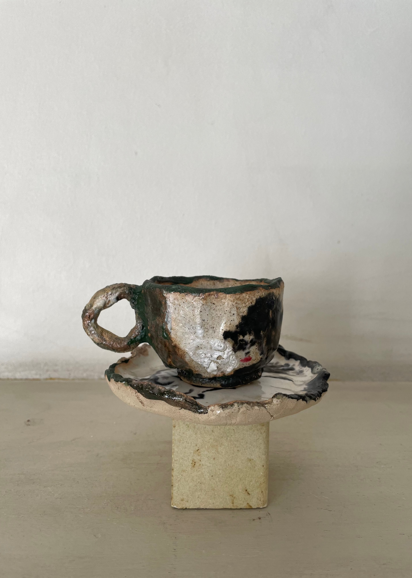 Set Plato Taza Señora Elegante