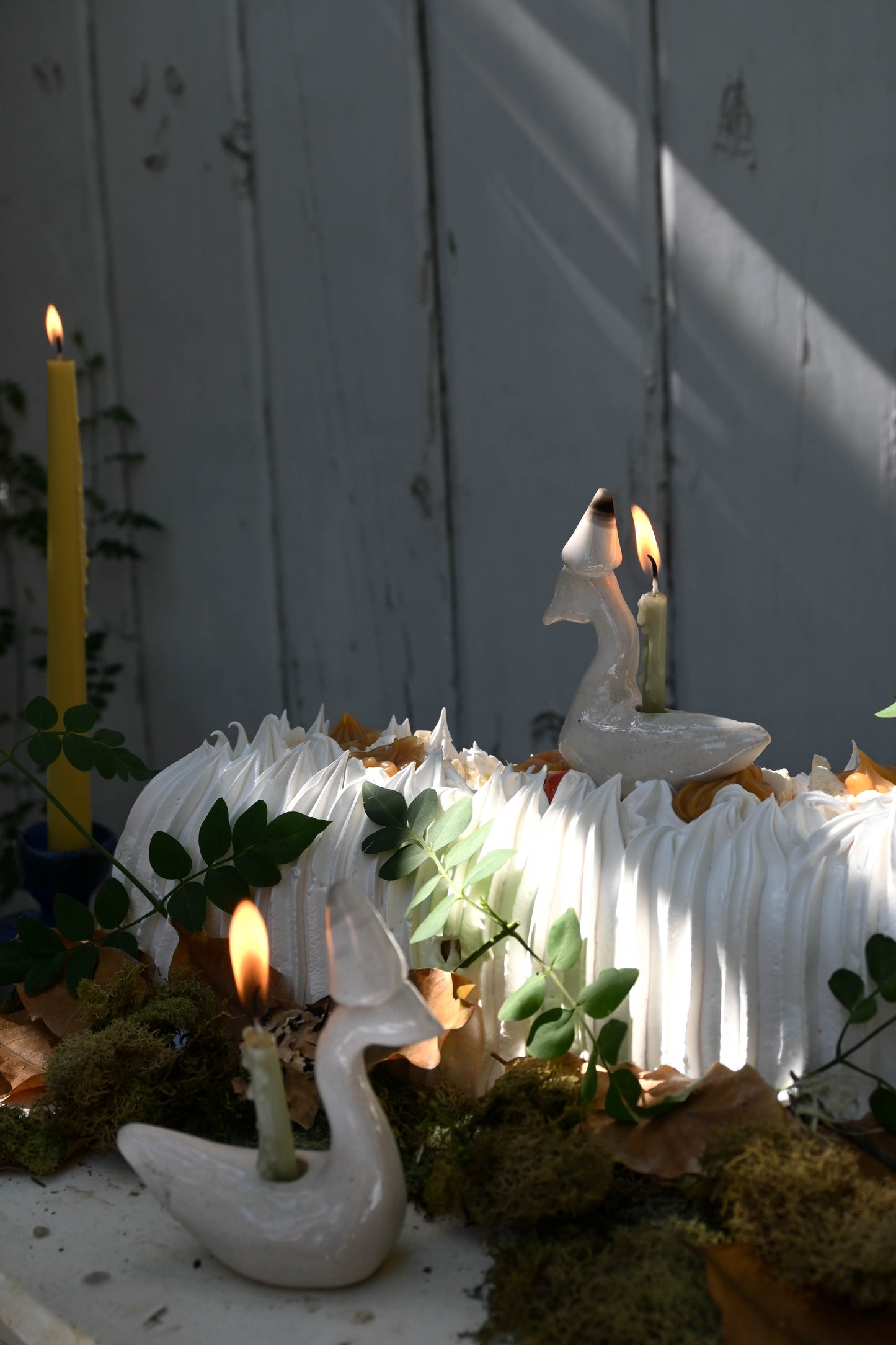 Candelabro Pato cumpleaños