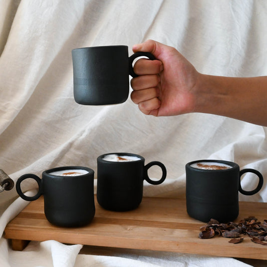 Taza Argolla Negro